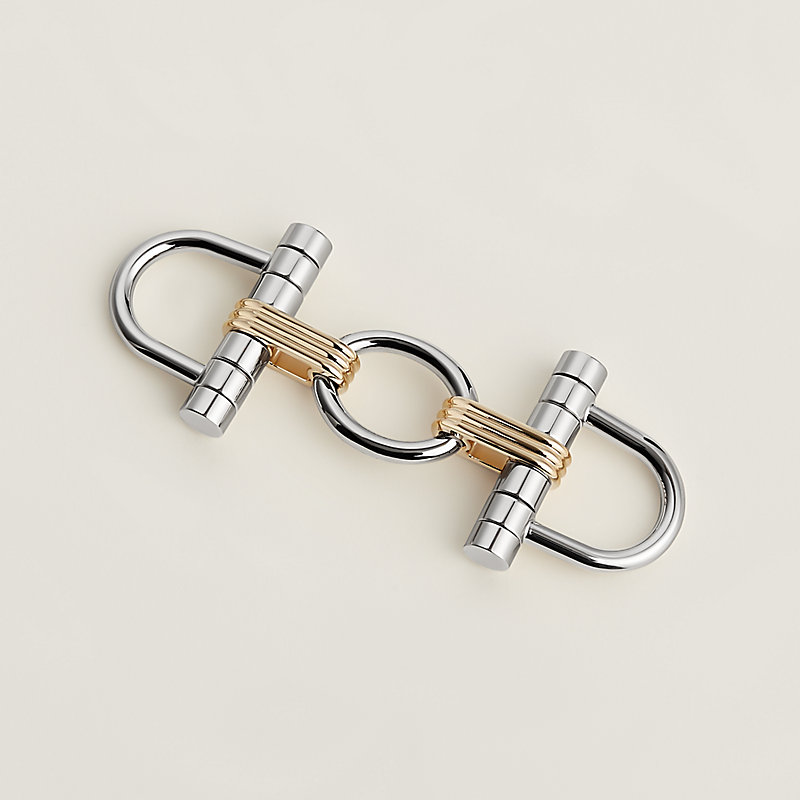 スカーフリング 《ジュー・ド・デス》 - ブラック | Hermès - エルメス